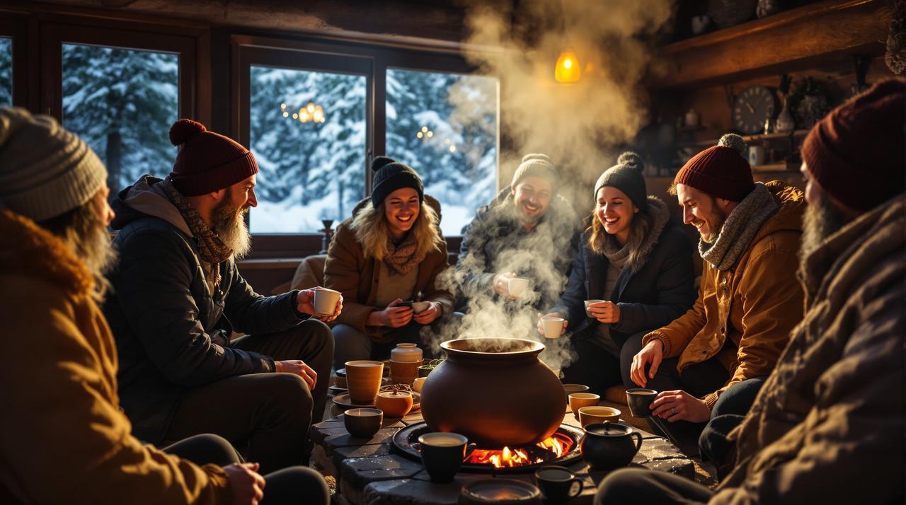 悟空影视 - 山谷夜话:围炉煮茶的温暖 悟空影视 - 山谷夜话:围炉煮茶的温暖