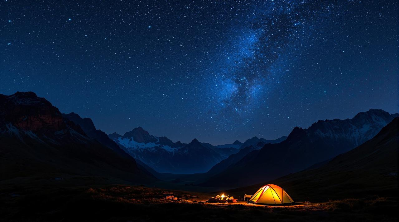 悟空影视 - 星空下的山谷露营 悟空影视 - 星空下的山谷露营